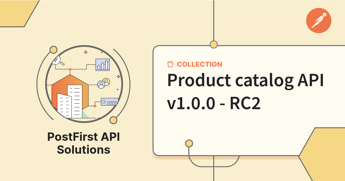 Product catalog API v1.0.0 RC2 Solutions Postman API